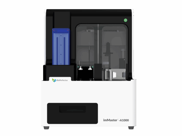 Analisador de imunocromatografia totalmente automatizado im1000