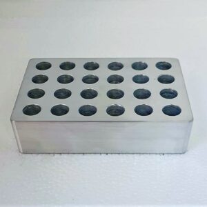 Bloco termico para 24 ampolas de 12 mm