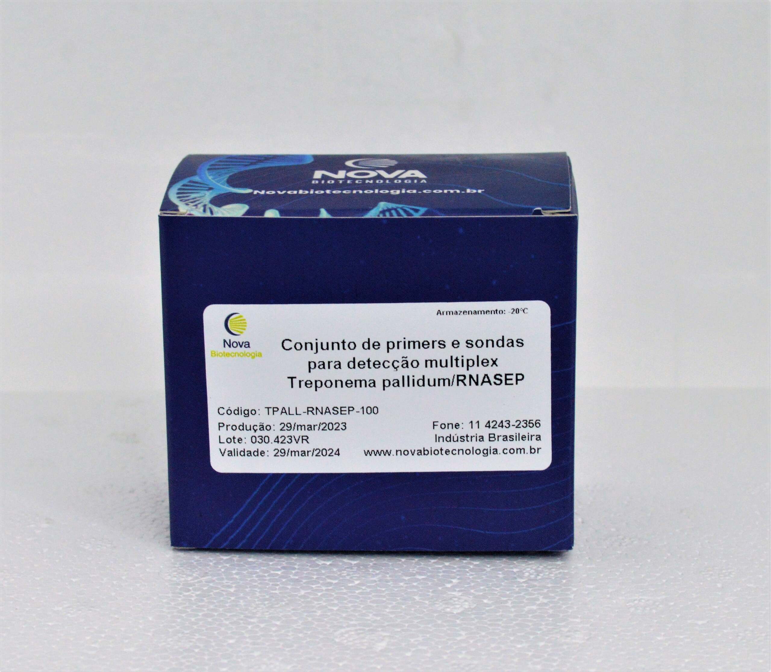 Conjunto de primers e sondas para detecção multiplex de Treponema pallidum/RNASEP